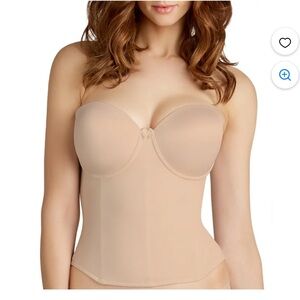Seamless Strapless Nude Bustier